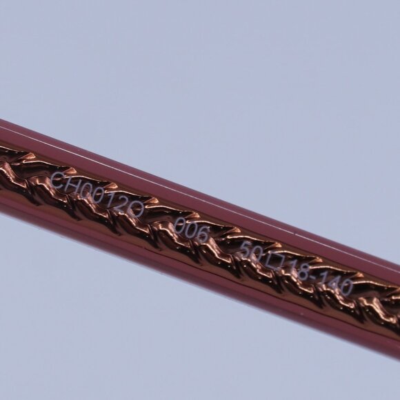 Final Price! Chloe CH0012O 006 Pink Eyeglasses 50mm - Picture 8 of 10